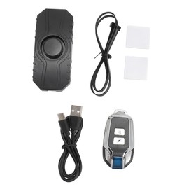 Bike Alarm with Remote Control 113dB Super Loud Vibration Motion Sensor Waterproof Security System for Electric Bike Tricycle Motorized Scooters