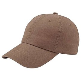 Low Profile (Unstructured) PET Spun Green ECO-Friendly Washed Cap - Brown