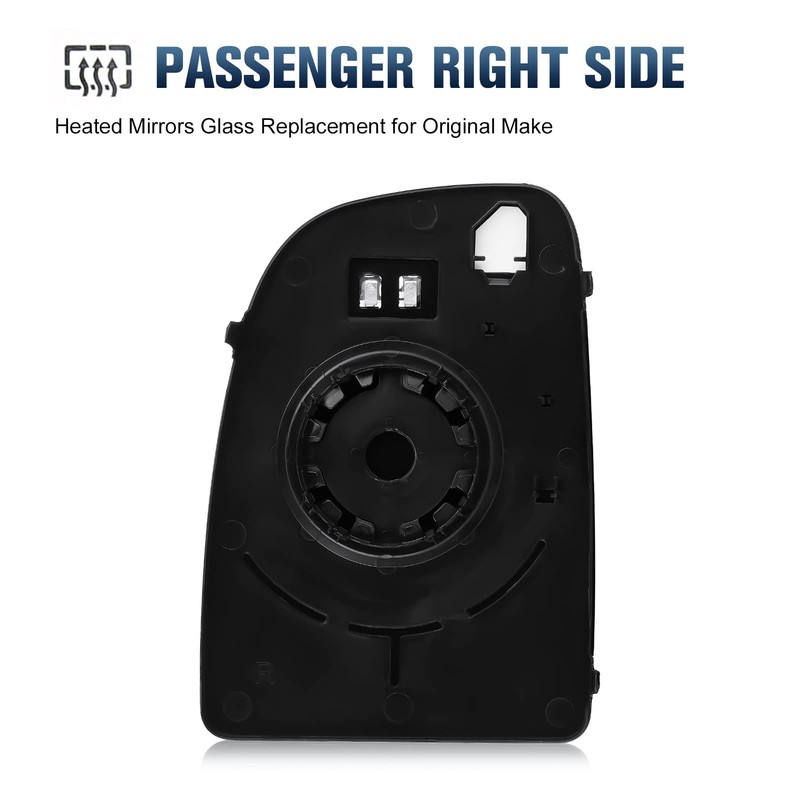 Hurotoms Right Passenger Side Mirrors Glass Compatible with Ram Promaster