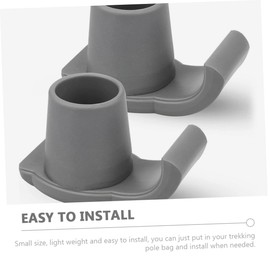 SUPVOX 2 Pcs Anti-Slip Walker Ski Glides Sturdy Replacement Sliders for Elderly Walkers Heavy-Duty Nonstick Supplies for Safe Mobility