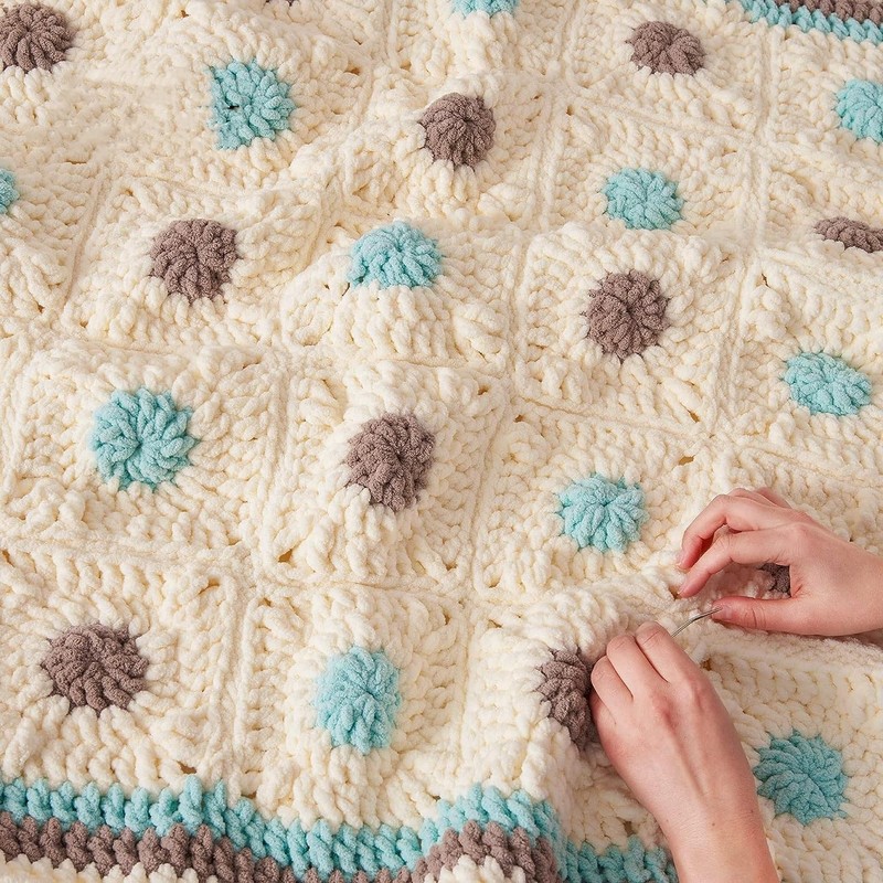 Maxee Chenille Wool Yarn, 180 g (90 g x 2),