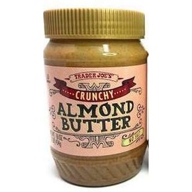 Trader Joe's Crunchy Unsalted Almond Butter 16 oz