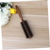 Baluue Boar Bristle Curling Comb Round Brush for Blow Dry