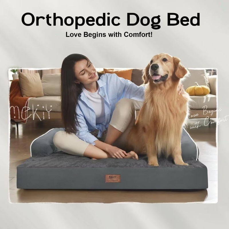 Dog Bed Medium Size Dog-Orthopedic Waterproof Bed for Dogs,Foam Couch