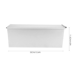 Luxshiny Pullman Loaf Pan with Lid, Non-Stick Bread Pan Bread Baking Mold Aluminum Toast Mold with Cover for Baking Bread - 1.65lb