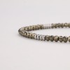 GAVU Men's Surfer Necklace with Faceted Natural Stone Beads Lucky