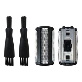 Professional Men Body Hair Trimmer Foil Blade Fit for MANSCAPED The Lawn Mower 5.0 Ultra Hair Trimmer, Comfortable Groin Hair Foil Shaver Head for Close Body Hair Grooming,Pack of 2