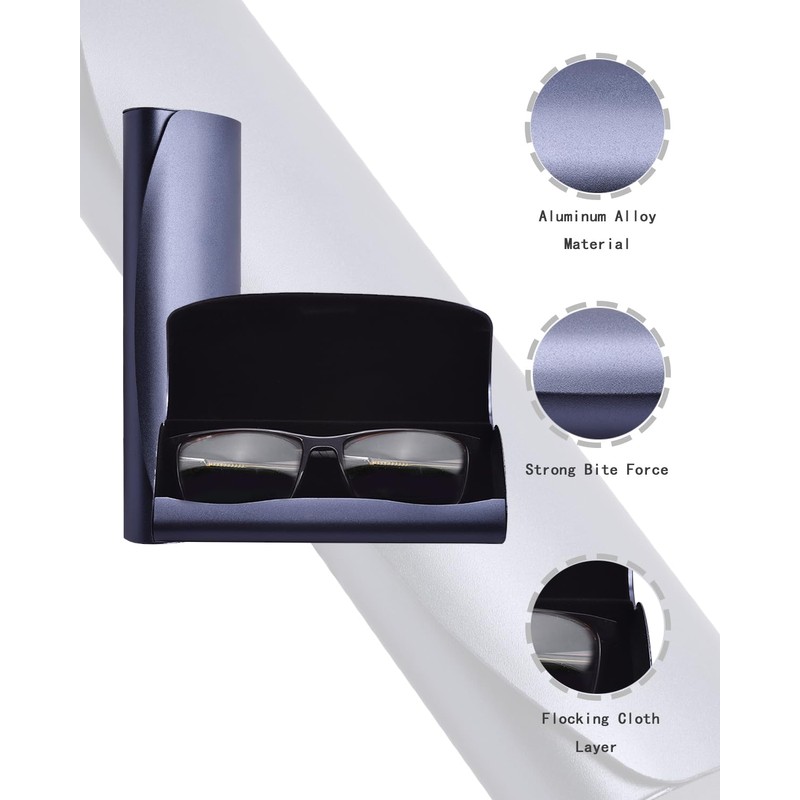 Philley Aluminum Ultra-Light Eyeglasses Case Hard Shell Nearsighted Glasses Case