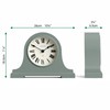 NEWGATE Clocks® Broadway mantel clock | Classic Napoleon’s hat design