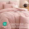 Lanqinglv Plush Bed Linen 135 x 200 cm, Fluffy Teddy