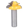 3PCS 1/2in Shank Router Bit 45 Degree Glue Joint Lock