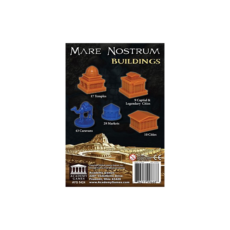 Academy Games Mare Nostrum Buildings Board Game Ages 14 and