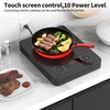VBGK Single Burner Electric Cooktop,110V 1800W Electric Stove Top with