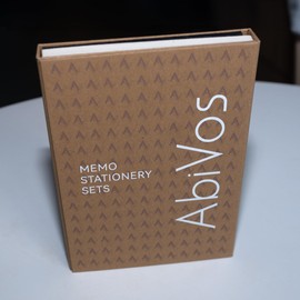 AbiVos Memo Stationery Set – Includes A5 Notebook with Dividers & Pen, Note Book, Post It Notes - Ideal for All Ages – Great for School, Office or Home Use – Compact and Versatile Writing Kit