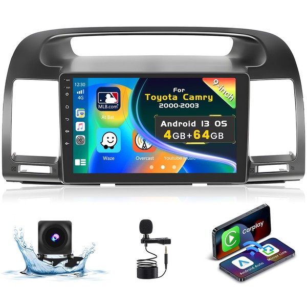 [4+64G] Inefala for Toyota Camry 2000-2003 Android 13 Car Radio