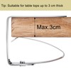 Zanfqvo Pack of 12 Tablecloth Clips, Stainless Steel, Tablecloth Clips,