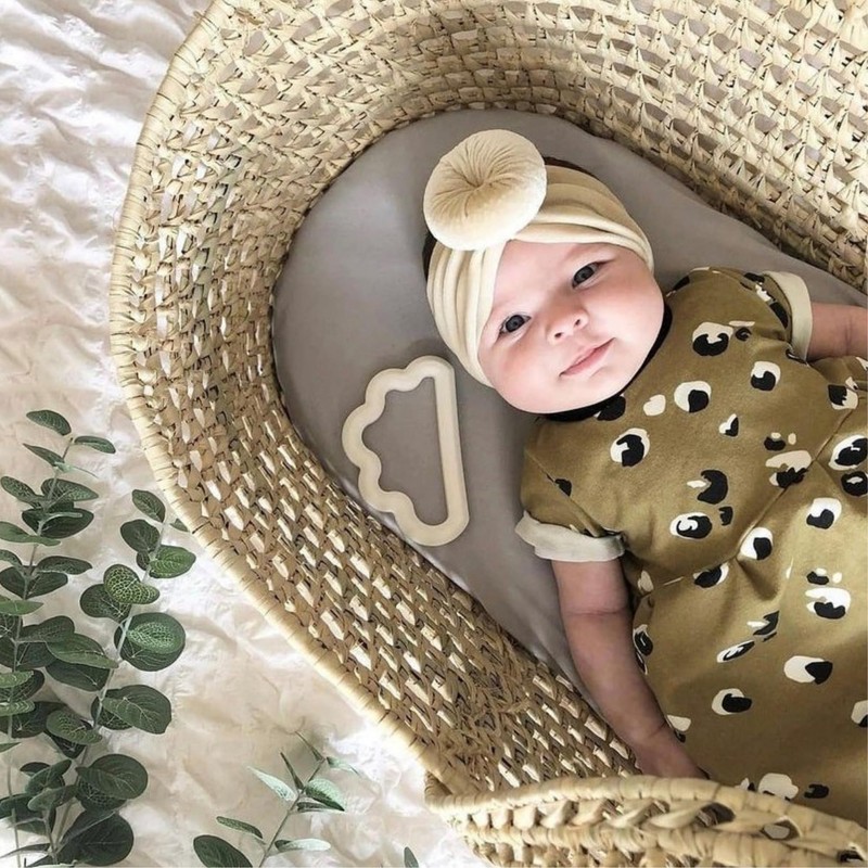 Clair de Lune Moses Basket Cotton Jersey Fitted Sheets (Pack