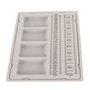 Bead Design Mat Flocked Bracelet Beading Board for DIY Bracelet