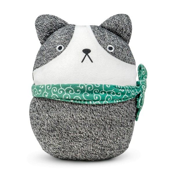 Cuddle Barn | Soft Stuffed Animal Toy | Squishy Puppy Dog Wearing Scarf Plush Hugging Pillow (Kisho The Pup)