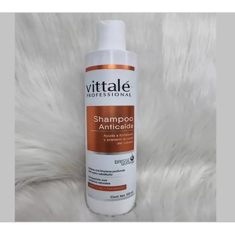 Shampoo Vittale Anticaída 320mL Libre de Parabenos y Crueldad