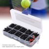 SPYMINNPOO Badminton String Protector,Badminton Grommets Set with Racquet Eyelets Bucket