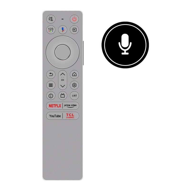 RC933 FUB1 Voice Replacement Remote Control Suitable for TCL LED