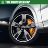 A ABSOPRO Universal Car SUV Tyre Valve Caps 12mm Plastic