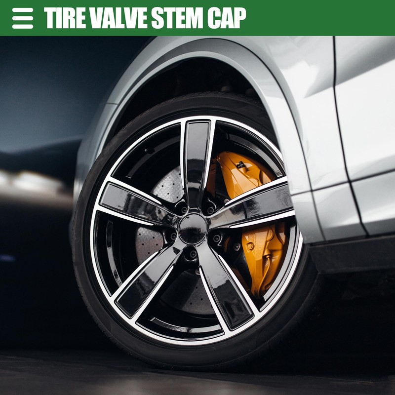 A ABSOPRO Universal Car SUV Tyre Valve Caps 12mm Plastic