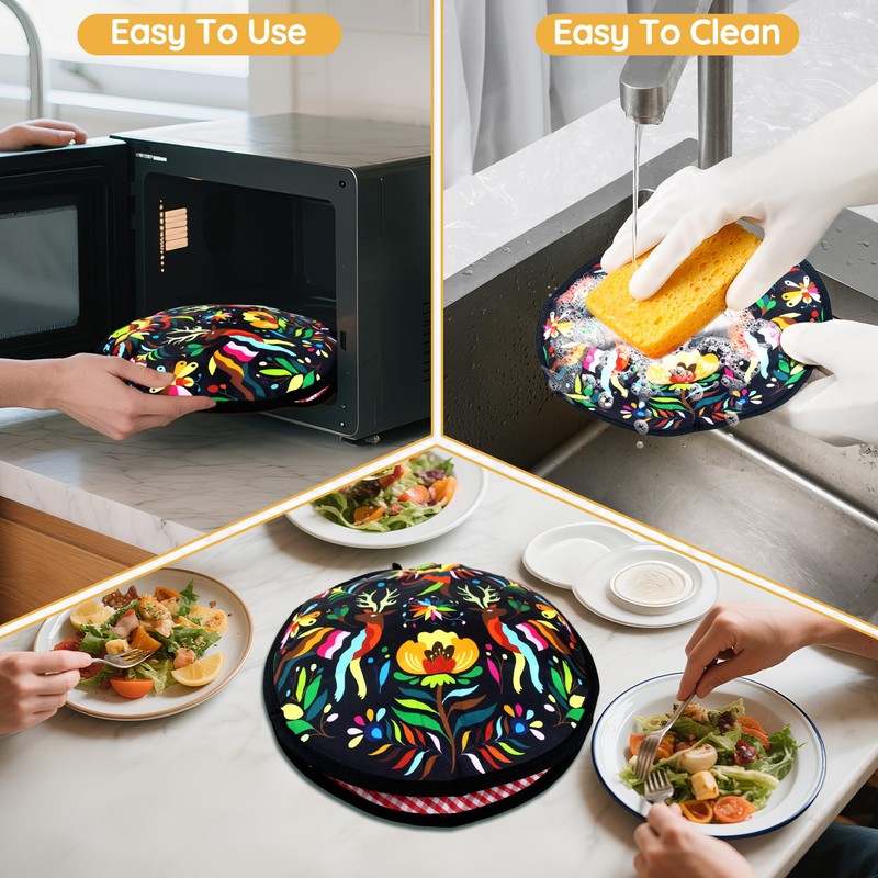 ZKOO 12" Tortilla Warmer Pouch, Insulated Tortillas Pouch for Tortillas,
