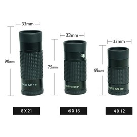 Monocular Museum 4x12 Monocular 4x Monocular 4x Monocular Small Monocular Museum Model Art Appreciation Monocular Monocular Monocular Glasses Compatible with Case Strap (4x12)