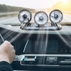 Fan for Car - Three-head Dashboard Fan Portable | 3