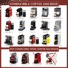 Tanlade 300 Pcs Reusable Espresso Capsules 2 Refillable Coffee Pods
