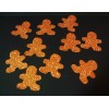 CRAFTER'S SQUARE GINGERBREAD COASTERS GLITTERED GENERAL DECOR FOAM GINGERBREAD MAN