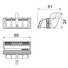 Wirquin 30723382 Slim + Membrane with Removable Hair Filter for