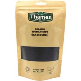 Thames Organic Nigella Seeds (Black Cumin/Kalonji) – 100% Pure & Natural, Nutritious & Flavorful, Resealable Pouch [100g]