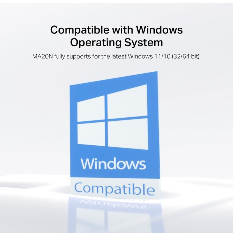 Mercusys AC650 Nano Wireless USB Adapter, Dual Band, Plug &