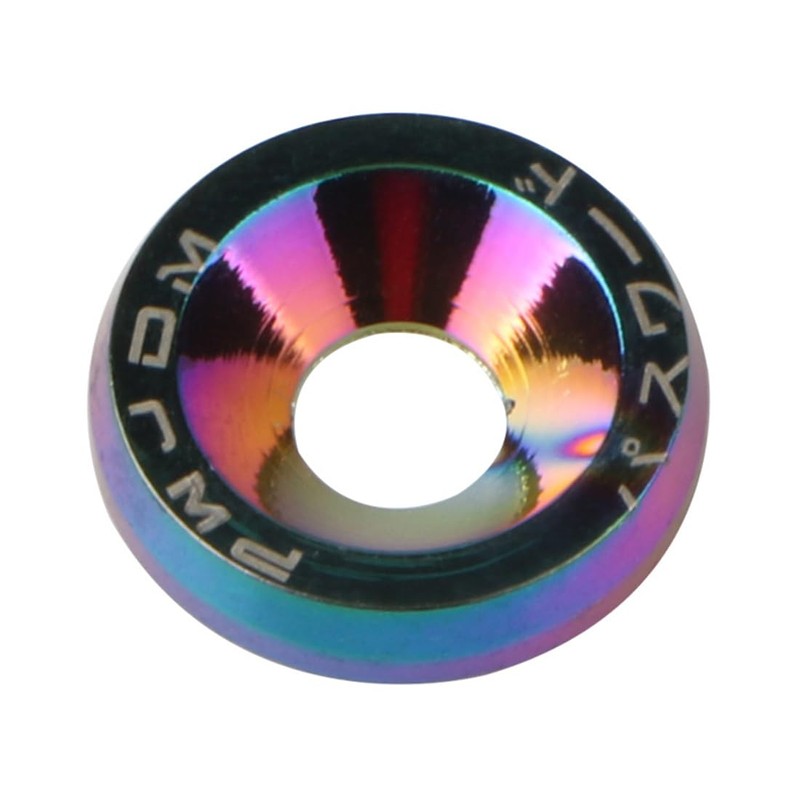10pcs Aluminium Washer Screws, Anodised M6 x 20 Washers &