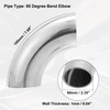 X AUTOHAUX 1Pcs OD 2.35 Inch 90 Degree Exhaust Elbow
