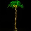 TYBEEU - Palmera iluminada de 2,1 m con 208 luces