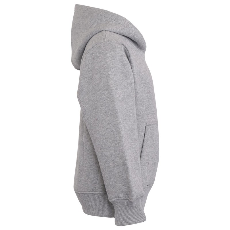 Kids Girls Boys Plain Tracksuit Hooded Hoodie Jog Suit -