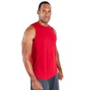 DEVOPS 3 Pack Men's Muscle Shirts Sleeveless Dry Fit Gym