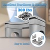 Toilet Stool Squat Adult, Height Adjustable Poop Stool for Bathroom