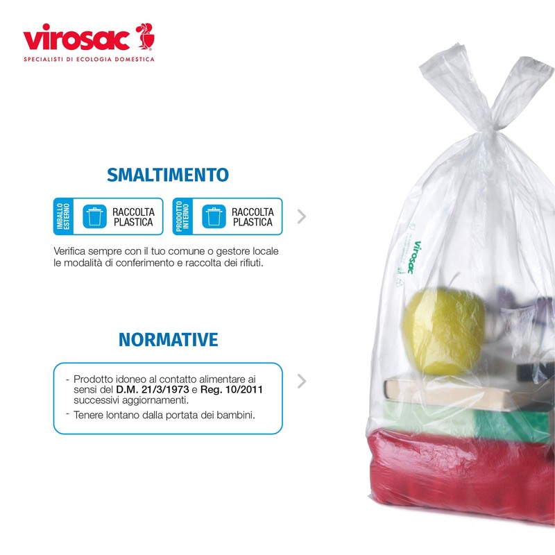 VIROSAC 131439 Multi-Purpose Bags 22 x 12 x 12 cm