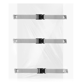 HOMSFOU Foot Cover for Treatment Chair, Transparent Protective Mat, Washable Foot Cushion for Dental Chair, Chair Protection for Clinics and Hospitals, 46.00 x 42.00 x 0.50 cm