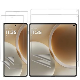 GXLYFG 2-Pack Screen Protector, Compatible with Motorola Razr Fold [2 Front Screen Protectors + 2 Back Screen Protectors], Scratch-Resistant, Bubble-Free, TPU