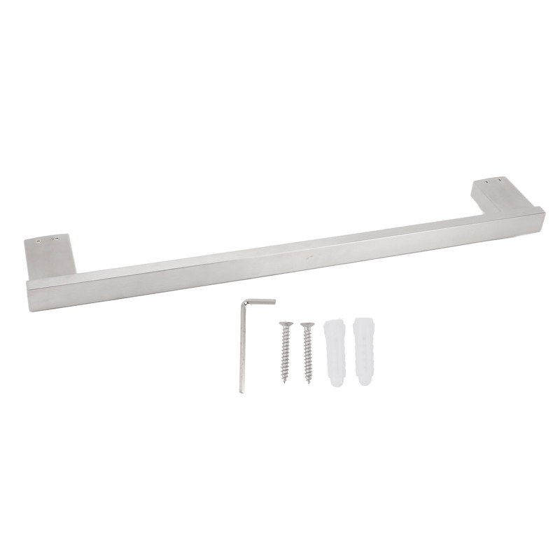 Bath Towel Rack Square Space Aluminum Versatile Widened Towel Bar