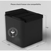 Crystal Clear Square Cube Crystal Ice Maker - Black 4