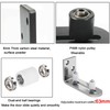 TeTupGa 2 Pack Sliding Barn Door Floor Guides, Flush Sliding