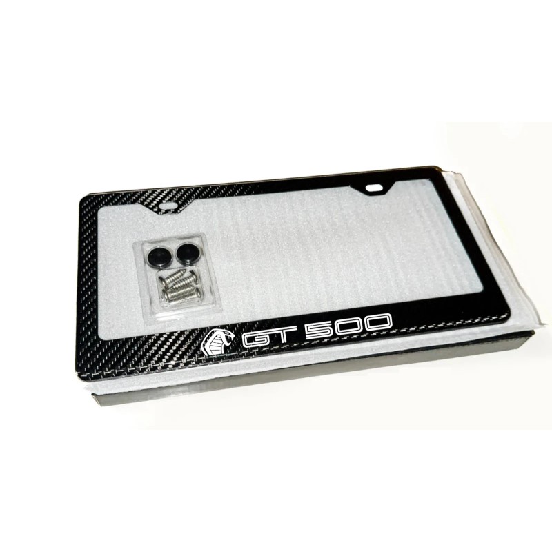 Unbranded Shelby GT500 License Plate Frame 100% Real Carbon Fiber