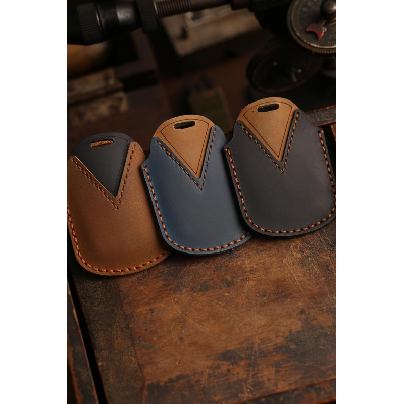 Kinotaka Genuine Leather Key Case, Prius 30 Series, 2 Buttons,